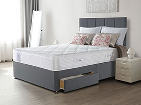 6ft Super King Size Sealy ActivSleep Comfort Pocket Memory 2400 (Micro Quilted) Mattress